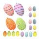 thumbnail image 1 of Spring Rustic Party Ornaments 24Pcs Egg Shaped Decorations For Event Organizers And Home Decorating, 1 of 4