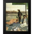 thumbnail image 2 of Whistler, James McNeill 15x18 Black Modern Framed Museum Art Print Titled - The Balcony 1864, 2 of 5