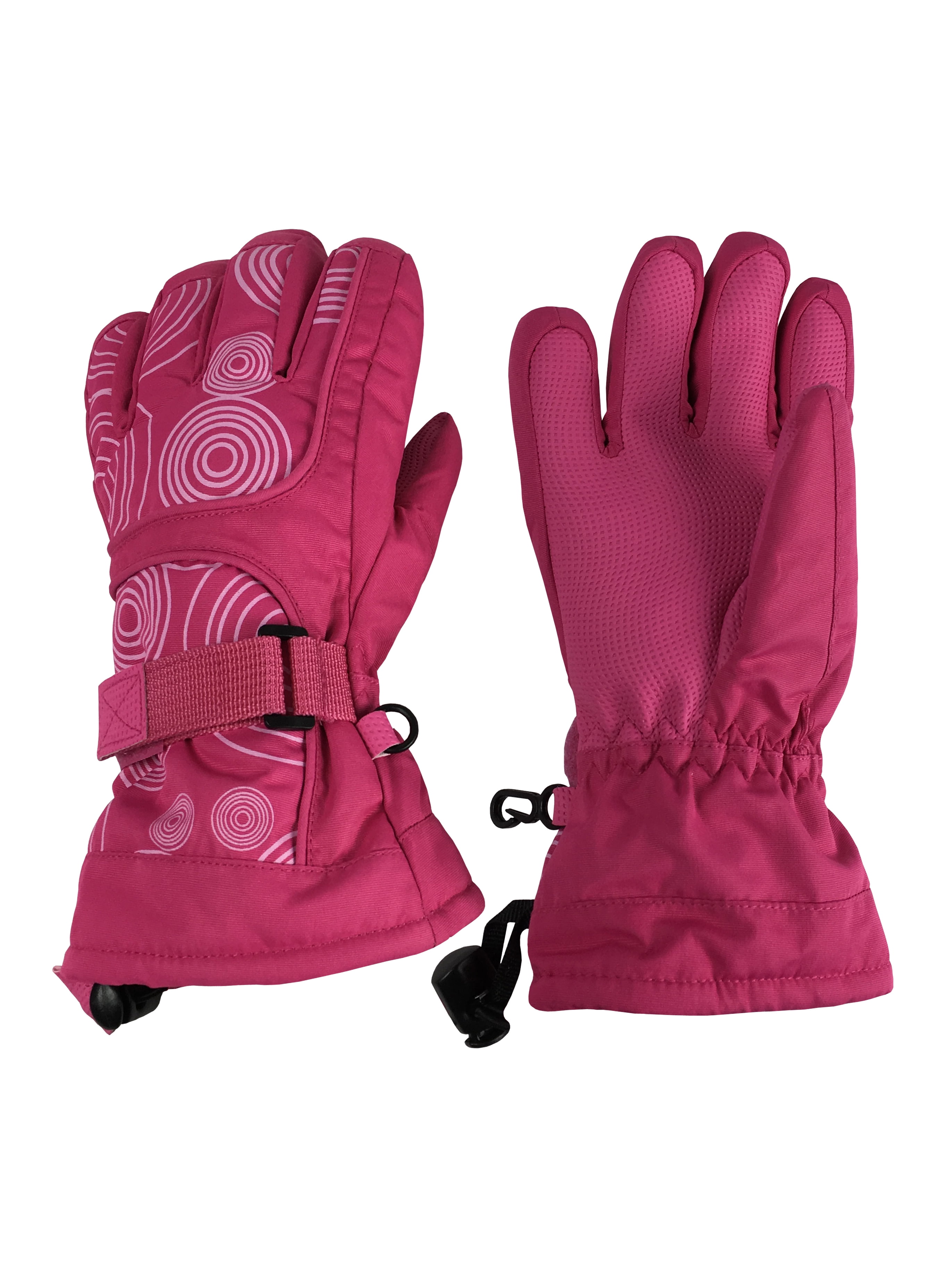 Azarxis Kids Waterproof Ski Snowboard Gloves Children Winter Thermal Warm Snow Gloves with Zipper Pocket for Boys Girls