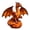 E#104, variant on Dragon Legacy Golden Ember Dragon Garden Light, Frostproof Polyresin LED Outdoor Lamp, Halloween Decor Myth Dragon Light for Backyard Halloween Party E