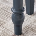 thumbnail image 5 of Vifah Ellsworth - Lafayette Medium Wood Dining Table Blue Shabby Chic, 5 of 5