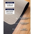 thumbnail image 4 of Office Chair Mat for Hardwood Floor, Non Slip Desk Chair Mat for Home Office, Heavy Duty Floor Protector for Rolling Computer Chair, Chair Mat for Wood Tile Floor 48" x 48", 4 of 10