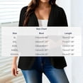 thumbnail image 7 of Posijego Womens Plus Size Cardigans 3/4 Sleeve Open Front Lightweight Causal Soft Cardigan Summer Loose Cover ups Jackets, 7 of 7