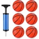 thumbnail image 1 of 6 Pcs 5 Inch Mini Basketball Balls for Mini Hoop Small Basketball for Outdoor-2025, 1 of 5