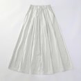thumbnail image 7 of CQONEPT Boho Pants for Teen Girls Flowy Casual Trendy Pants Elastic Waist Pleat Shirred Pant with Pants White 13 Years, 7 of 7