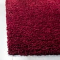 thumbnail image 7 of SAFAVIEH Lavena Solid Plush Shag Runner Rug, Red, 2'3" x 8', 7 of 7
