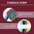 thumbnail image 3 of WHAMVOX 36Pcs Multi Color Cotton Fabric Strips for DIY Sewing Quilting Patchwork Craft Decoration, 3 of 8