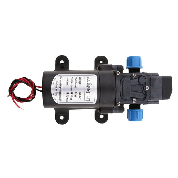 DC 12V 0142B Bomba De Cebado Automático De Agua De Diafragma De Alta Presión 5L / Min Macarena Bomba autocebante de agua 12v