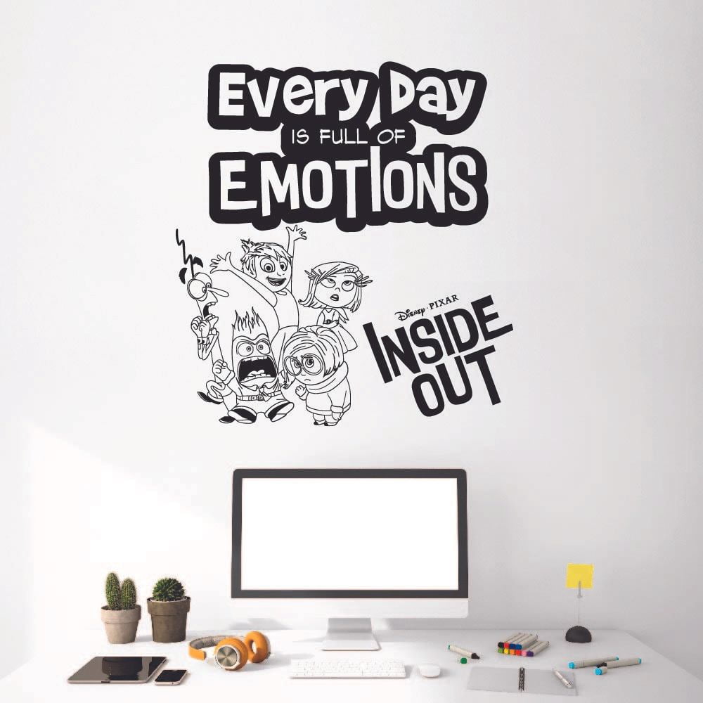 Its Ok To Feel These Emotions Room Vinyl Wall Decal Wall Sticker Art Decor