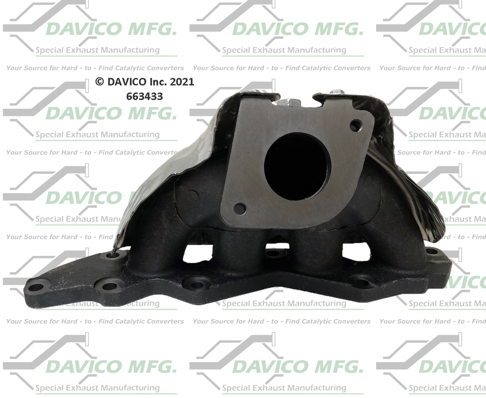 Davico Mfg 663433 Stand alone Exact-Fit exhaust manifold