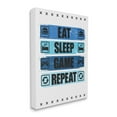 thumbnail image 3 of Eat Sleep Game Repeat Phrase Art for Kids Graphic Art Gallery Wrapped Canvas Print Wall Art, 3 of 7