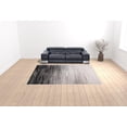 thumbnail image 2 of HomeRoots 511546 9 x 12 ft. Black & Dark Gray Abstract Rectangle Area Rug, 2 of 5