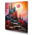 thumbnail image 2 of Designart "Unveiled Sunsets At Monuments I" Monuments Canvas Art Print, 2 of 7