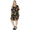 thumbnail image 4 of HAPPY BAY Women's Summer Loungewear OverSize Caftan Mini Casual Sundress 2X-3X Kohl_AC729, 4 of 4