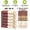Burgundy, variant on Mykonos 6-Pack Turkish Cotton Hand Towels – Mint Line, 40x19 in, Soft Absorbent Decorative Bathroom Towel Set