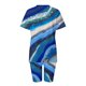 thumbnail image 5 of Puntoco Mujer Verano Manga Corta V-Cuello Tops Pantalones Cortos Cómodo Homewear Traje De Dos Piezas Conjuntos Liquidación Puntoco Puntoco-5293, 5 of 7