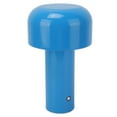 thumbnail image 1 of Mushroom Table Lamp, Blue USB Rechargeable Desk Lamp Touch Control Stepless Dimming USB Charging  For Restaurant, 1 of 8