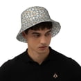 thumbnail image 4 of Balery White Popcorn Sombreros para el sol para hombre y mujer, sombrero de pescador con UPF 50+, 4 of 6