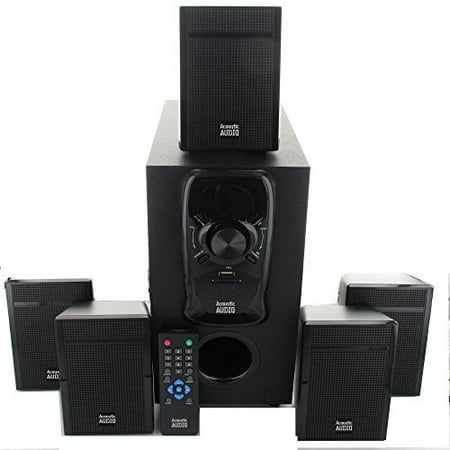 Acoustic Audio AA5150 Home Theater 5.1 Speaker System with Powered Sub