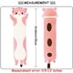 thumbnail image 2 of Almohada de felpa de gato largo, almohada de cuerpo largo suave de peluche de gato de dibujos animados lindo WD.WDQZL Hogar, 2 of 4