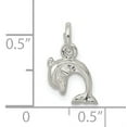 thumbnail image 2 of 925 Sterling Silver Dolphin Charm Pendant, 2 of 5
