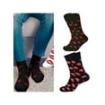 thumbnail image 4 of Heart Lips Pattern Color Block Cotton Crew Socks for Women and Men Novelty Middle Calf Socks Gift for Valentines Day, 4 of 9