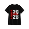 thumbnail image 2 of Senior 2026 Graduation T-Shirt For Men Women - Class Of 2026 Graphic Tee, OdeJous Black Small, 2 of 6
