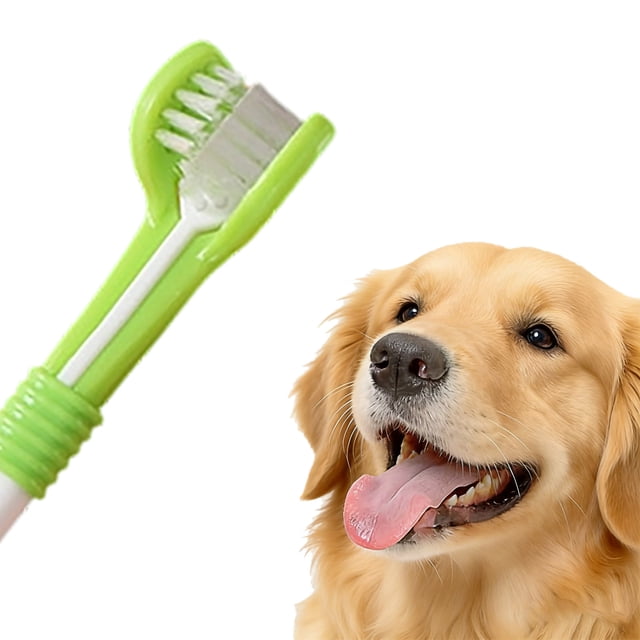 BotaniNest 3 Toothbrush For Dogs&Cats With Soft Easy Teeth Cleaning& Care For Medium&Large