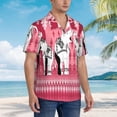 thumbnail image 3 of Balery Thai elephant Print Men's Hawaiian Shirts Short Sleeve Beach Shirt Relaxed Fit Vacation Button Down Shirts,Large, 3 of 7