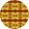 thumbnail image 1 of Ahgly Company Machine Washable Indoor Round Transitional Lava Red Area Rugs, 7' Round, 1 of 7