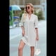 thumbnail image 5 of Vestido Recto Casual con Cuello en V Gris L, 5 of 10