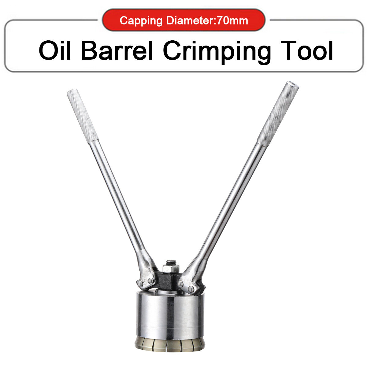 SUDEG 200L/53 Gallon Oil Drum Pressure Cap Sealing Barrel Crimping Tool