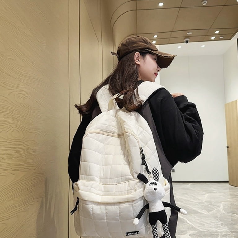 HAWEE Quilted Backpack for Women Lightweight Puffer Hiker  display picture 3