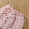 thumbnail image 3 of [Big Save!]Toddler Girl Clothes Outfit Ruffle Sleeve T-Shirts and Ruffle Shorts Outfits Set, 3 of 7