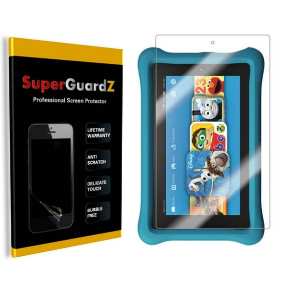 [3-Pack] For Amazon Fire HD 8 Kids (8th Gen, 2018) / Fire HD 8 Kids (7th Gen, 2017) - SuperGuardZ Anti-Glare Matte Screen Protector [Anti-Fingerprint, Anti-Scratch, Anti-Bubble]   LED Stylus Pen