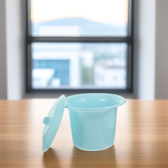 Soimiss Multi-Function Urinal Pot Blue PP Smooth Surface for Storage