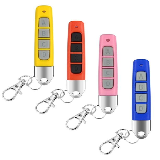 Mando a distancia de 10-4 piezas, 433MHz, llave de coche, abridor de puerta de garaje, duplicador de Control remoto, clonación de código, transmisor de 4 botones