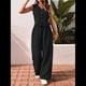 thumbnail image 4 of Conjuntos de 2 Piezas para Mujer: Chaleco de , Conjuntos Casuales Elegantes, Pantalones de Pierna , Trajes. Negro XL, 4 of 7