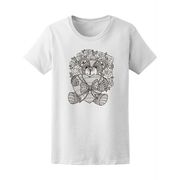 Zendoodle Teddy Bear Women T-Shirt - Image by Shutterstock, Female x-Large