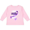 thumbnail image 3 of Inktastic I Wear Purple For My Mom Lupus Awareness Boys or Girls Long Sleeve Toddler T-Shirt, 3 of 5