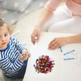 thumbnail image 7 of Toyvian 200-Piece Wooden Number Set in Assorted Colors for Party Decorations, Home, Office, and Craft Projects, 7 of 7
