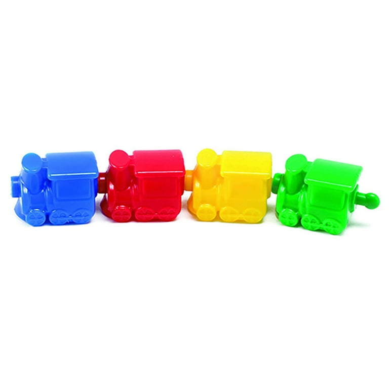 LEARNING ADVANTAGE Transportation Linking Blocks - Set of 36 - Ages 18m+ -  Pop Beads for Toddlers - Early Sensory and Fine Motor Toy