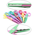 thumbnail image 3 of 4Pcs Paper Edge Scissors Set GIXUSIL Safety Cuttintg Scissors Decorative Craft Art Scissors For Teachers Crafts Scrapbooking DIY, 3 of 7