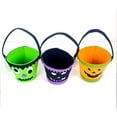 thumbnail image 2 of Langgg 3 Pièces Bonbon Seau Vacances Fournitures Halloween Prop Poignée Pratique Mignon Design Compact Enfant Jouet Décorations Colorées, 2 of 9