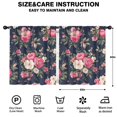 thumbnail image 2 of Blackout Kids Curtains,Pioneer Flower Floral Print Pattern Childrens Insulated Curtains Set Of 2,Bedroom Essentials,Toddler Room Decor 52"x63", 2 of 5