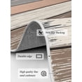 thumbnail image 3 of Vintage Dark Grey Stripes Area Rug for Bedroom 2.7x5 Ft Peeling Paint Effect Theme Super Soft fuzzy Throw Rug Non-Slip Fluffy Plush Indoor Floor Carpet for Living Room Nursery Home Decor, 3 of 8