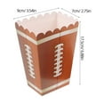 thumbnail image 2 of FRCOLOR 6pcs Football Party Supplies Popcorn Boxes Popcorn Buckets For Birthday Celebrations Football Party Favors Decorations, 2 of 8
