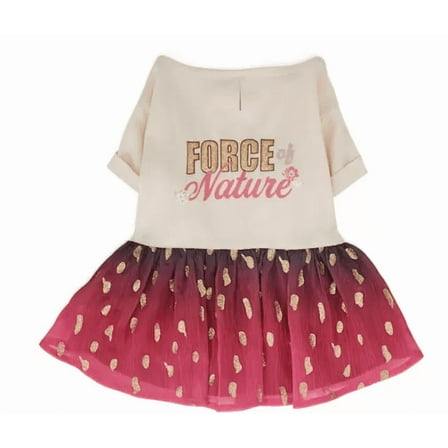 YOULY The Diva Force of Nature Dog Dress - 3XL