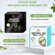 thumbnail image 5 of Jabón de colonia para hombre | barra perfumada para baño y cuerpo | control de aceite para lavado facial | nutre la piel | limpieza profunda de poros | jabón de manos | paquete de 100g x 2, 5 of 9