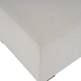 thumbnail image 6 of Christopher Knight Home Long Rectangular Ottoman Bench, White Upholstery with Rubberwood Base, 6 of 11